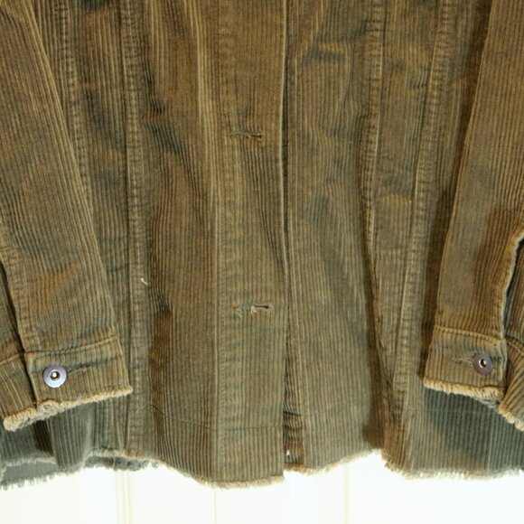 ZARA khaki corduroy over shirt size M - Picture 3 of 7